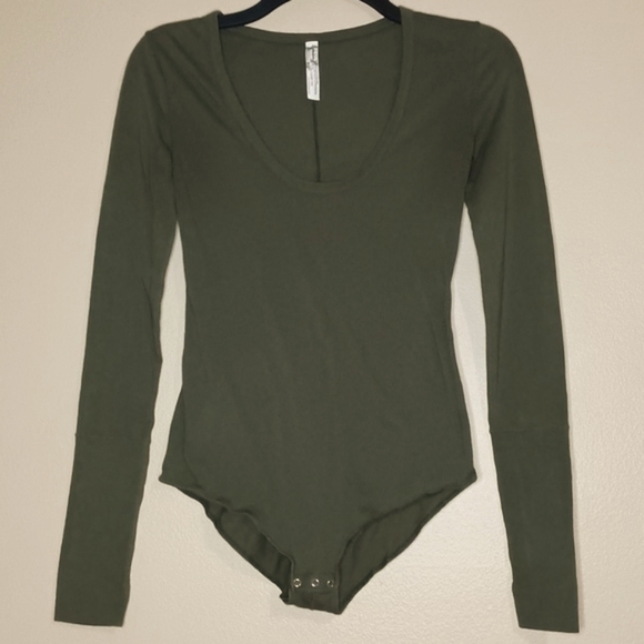 Free People Easy Peasy Scoop Neck Bodysuit - Picture 3 of 7